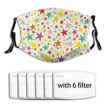 Windproof Breathable Anti Dust Unisex Colourful Star Cosplay Party Outdoor Cool Mouth Cover Mask 
Windproof Breathable Anti Dust Unisex Colourful Star Cosplay Party Outdoor Cool Mouth Cover Mask