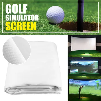 300cm x 200cm Golf Ball Training Simulator Impact Display Projection Screen Indoor Golf Exercise White Cloth Screen
300cm x 200cm Golf Ball Training Simulator Impact Display Projection Screen Indoor Golf Exercise White Cloth Screen