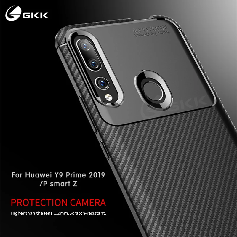 GKK Original Carbon Fiber Case for Huawei P Smart Z 2019 Case Reinforce Soft TPU Cover for Huawei Y9 Prime 2019 Case coque Funda
GKK Original Carbon Fiber Case for Huawei P Smart Z 2019 Case Reinforce Soft TPU Cover for Huawei Y9 Prime 2019 Case coque Funda