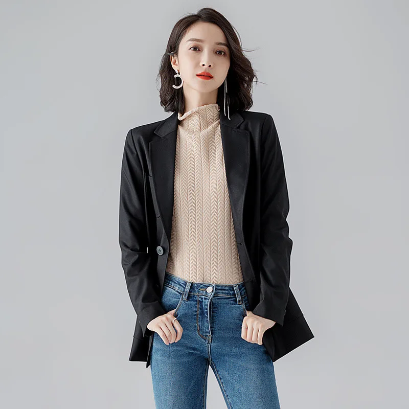 Black And White with Pattern Casual Small Suit Coat Women's 2019 Autumn Long Sleeve Short Slim Fit New Style High-waisted Tops W
Black And White with Pattern Casual Small Suit Coat Women's 2019 Autumn Long Sleeve Short Slim Fit New Style High-waisted Tops W