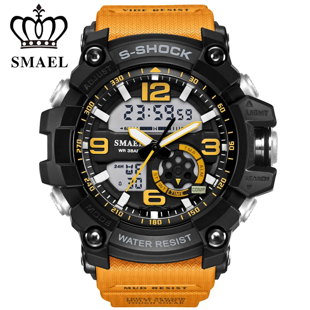 Men's Fashionable Multi-Functional Student Electronic Watch Outdoor Sports Dual-Display Waterproof Digital Watch Luminous Watch
Men's Fashionable Multi-Functional Student Electronic Watch Outdoor Sports Dual-Display Waterproof Digital Watch Luminous Watch