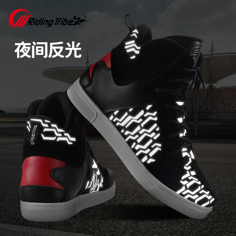 Men Women Motorcycle Riding Boots Motocross Racing Shoes Anti Collision Night Reflective Motorbike Four Seasons Boots Boot A019
Men Women Motorcycle Riding Boots Motocross Racing Shoes Anti Collision Night Reflective Motorbike Four Seasons Boots Boot A019