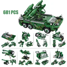 681pcs Small Building Blocks Assembled Bricks Military War WWII Armored Vehicle Field Tank Education Children's Toys for Boys
681pcs Small Building Blocks Assembled Bricks Military War WWII Armored Vehicle Field Tank Education Children's Toys for Boys