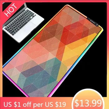 Yuzuoan RGB puzzle building blocks personality geometric pattern mouse pad LED backlit gaming keyboard mouse pad
Yuzuoan RGB puzzle building blocks personality geometric pattern mouse pad LED backlit gaming keyboard mouse pad