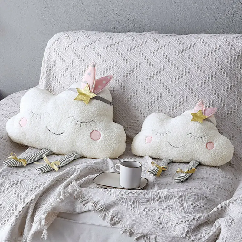 UK Plush Cloud Moon Star Cushion Sweet Dreams Childrens Kids Nursery Pillow Gift | Дом и сад