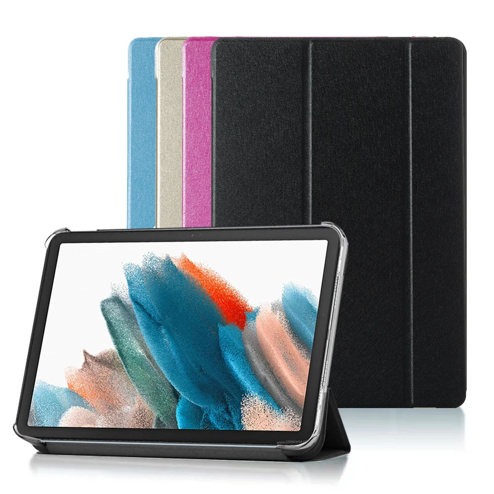 

Case For Samusng Galaxy Tab A8 10.5'' (2021) SM-X200 SM-X205 Leather PC Back Cover Stand Auto Sleep Smart Magnetic Folio Cover