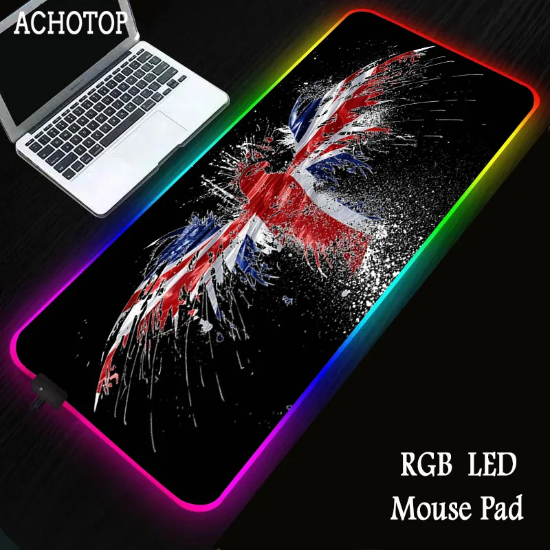 Flag RGB Gaming Mouse Pad 800*300*4mm USB Wired LED RGB Colorful Lighting Gaming Mousepad Mouse Pad Mice Mat
Flag RGB Gaming Mouse Pad 800*300*4mm USB Wired LED RGB Colorful Lighting Gaming Mousepad Mouse Pad Mice Mat