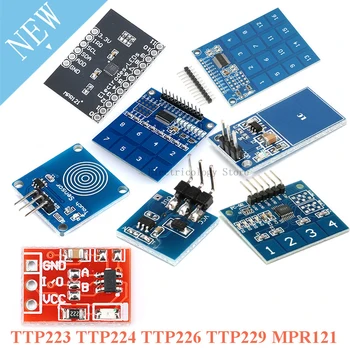 TTP223 TTP224 TTP226 TTP229 MPR121 V12 Digital Switch Touch Module 1 4 8 16 Channel Capacitive Touch Sensor Module For Arduino
TTP223 TTP224 TTP226 TTP229 MPR121 V12 Digital Switch Touch Module 1 4 8 16 Channel Capacitive Touch Sensor Module For Arduino