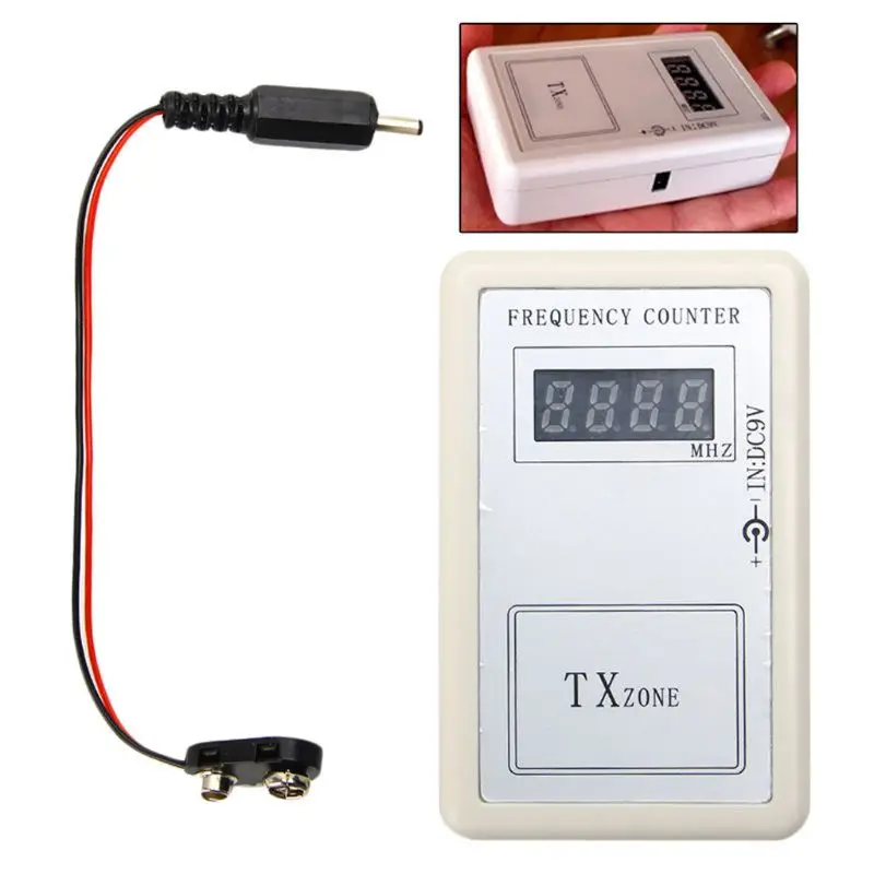 Handheld Wireless Remote Control Detector Counter Frequency Tester 250-450 MHZ L4MF
Handheld Wireless Remote Control Detector Counter Frequency Tester 250-450 MHZ L4MF