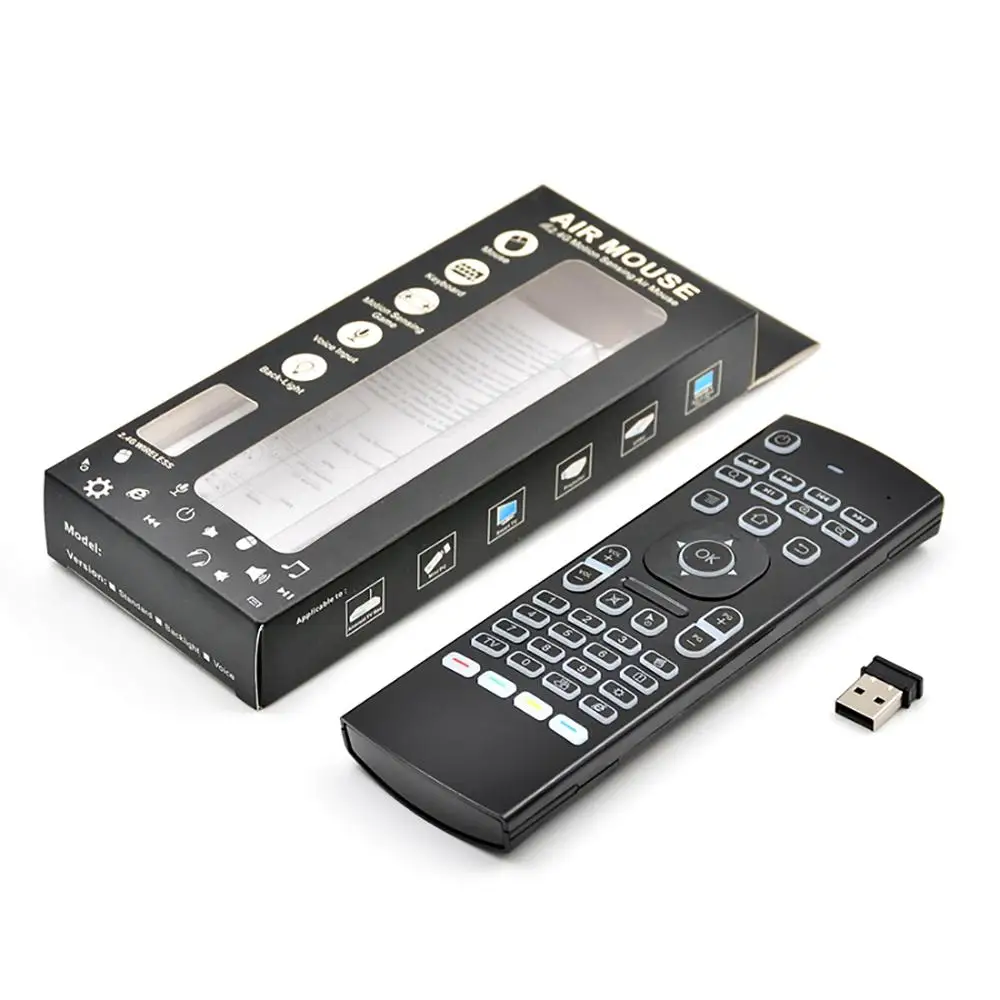 2.4Ghz airmouse MX3 Air Mouse Wireless Keyboard + Voice for Android Mini PC TV Box Backlit Remote Control
2.4Ghz airmouse MX3 Air Mouse Wireless Keyboard + Voice for Android Mini PC TV Box Backlit Remote Control