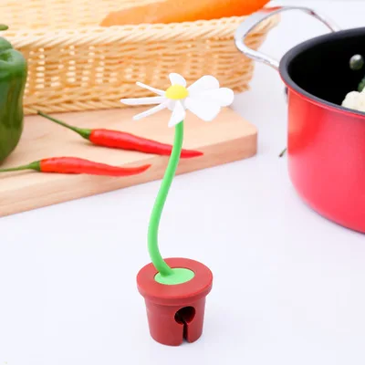 Daisy flower pot lift up anti-overflow device creative steam power self-rotating kitchen practical gadgets
Daisy flower pot lift up anti-overflow device creative steam power self-rotating kitchen practical gadgets