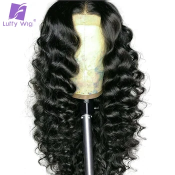 Loose Deep Wave 13x4 Lace Front Human Hair Wigs 200 Density Glueless Brazilian Remy Human Hair Lace Front Wig For Women LUFFY
Loose Deep Wave 13x4 Lace Front Human Hair Wigs 200 Density Glueless Brazilian Remy Human Hair Lace Front Wig For Women LUFFY