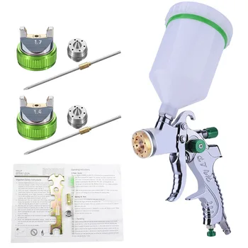 HVLP 600ML 1.4/1.7mm Nozzle Gravity Pneumatic Air Paint Spray for Car Auto Repair Tool Painting Kit 
HVLP 600ML 1.4/1.7mm Nozzle Gravity Pneumatic Air Paint Spray for Car Auto Repair Tool Painting Kit