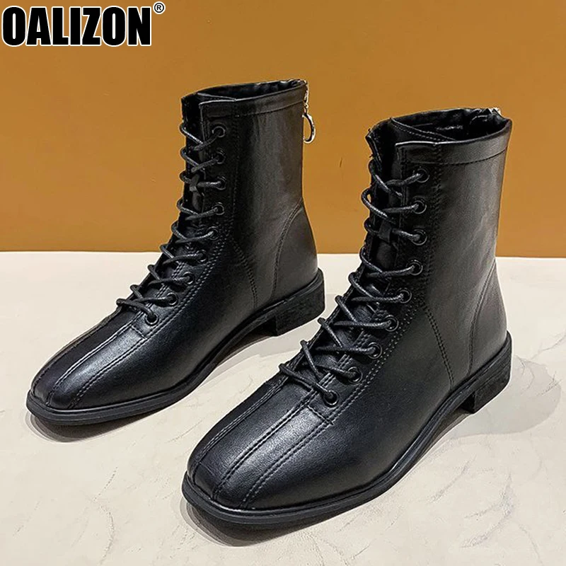 Women's Stylish Western Style Autumn Winter Lady Lace Up Bottine Low Block Heels Mujer Zapatos Lady Woman Boots Botas Shoes R643
Women's Stylish Western Style Autumn Winter Lady Lace Up Bottine Low Block Heels Mujer Zapatos Lady Woman Boots Botas Shoes R643