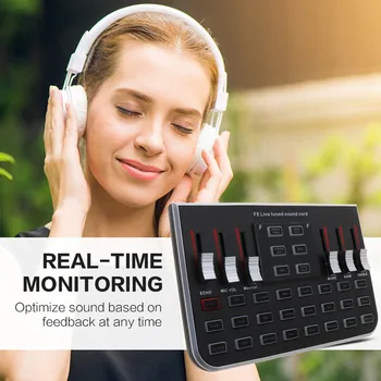 1 Set F8 Live Sound Card English Version 6 Modes Voice Mixer Microphone Webcast Entertainment Streamer for Phone Computer
1 Set F8 Live Sound Card English Version 6 Modes Voice Mixer Microphone Webcast Entertainment Streamer for Phone Computer