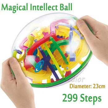 New 299 Level Magical Intellect Ball 3D Magic Maze Ball Children's Educational IQ Balance toy game Christmas New year Gift
New 299 Level Magical Intellect Ball 3D Magic Maze Ball Children's Educational IQ Balance toy game Christmas New year Gift
