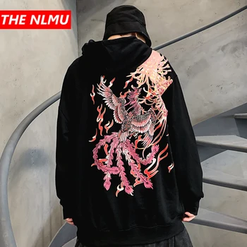 Hoodies Men Harajuku Japanese Style Phoenix Print Pullover Sweatshirts Streetwear Fashion Hip Hop Casual Hooded Tops WG454
Hoodies Men Harajuku Japanese Style Phoenix Print Pullover Sweatshirts Streetwear Fashion Hip Hop Casual Hooded Tops WG454