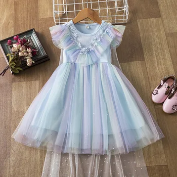 Girls Dress Summer Fashion Kids Clothes Dresses For Girls Birthday Party Elsa Princess Dress Children Clothing vestidos 7 8 Yea 
Girls Dress Summer Fashion Kids Clothes Dresses For Girls Birthday Party Elsa Princess Dress Children Clothing vestidos 7 8 Yea