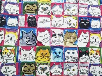 50*145CM Lovely Cats Printed Cotton Fabric For DIY Sewing Textile Tecido Tissue Patchwork Bedding Quilting Baby Gament Hat Sheet
50*145CM Lovely Cats Printed Cotton Fabric For DIY Sewing Textile Tecido Tissue Patchwork Bedding Quilting Baby Gament Hat Sheet