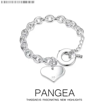 Heart Women Charm Bracelet With Toggle Clasps,Silver Plated Link Chain Wan Heart Brand Bracelet Career Gift 
Heart Women Charm Bracelet With Toggle Clasps,Silver Plated Link Chain Wan Heart Brand Bracelet Career Gift