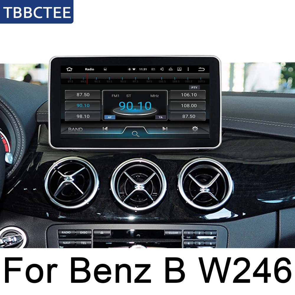 Android 7 0 автомобильный Радио gps для Mercedes Benz A Class W176 2015 ~ 2019 NTG мультимедийный плеер