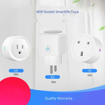 WIFI smart plug TUYA smart wall socket Uk US EU WIFI plug socket Wifi wall socket for alexa google home WIFI smart charger
WIFI smart plug TUYA smart wall socket Uk US EU WIFI plug socket Wifi wall socket for alexa google home WIFI smart charger