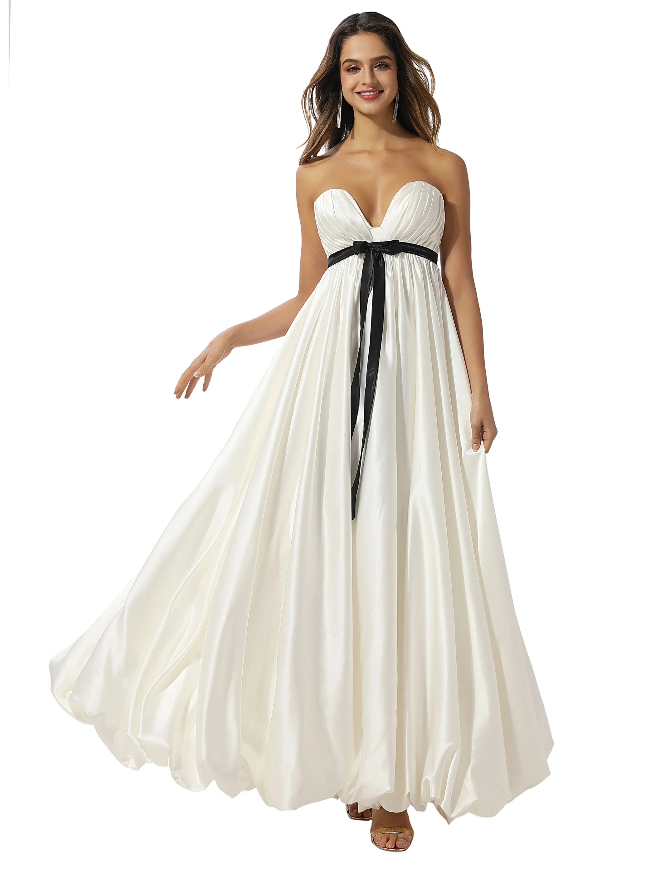 ivory v neck evening dress elegant sleeveless a line pleats bowknot zipper up wedding party formal evening dresses custom
ivory v neck evening dress elegant sleeveless a line pleats bowknot zipper up wedding party formal evening dresses custom