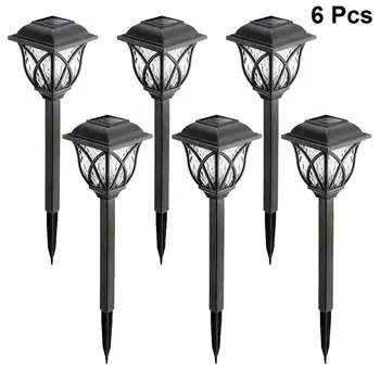 6pcs Solar Powered Stake Lights Plastic Landscape Lawn Light Garden Lamp For Pathway Driveway (Colorful White)
6pcs Solar Powered Stake Lights Plastic Landscape Lawn Light Garden Lamp For Pathway Driveway (Colorful White)