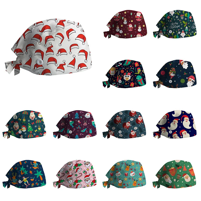 Clearance Pattern Scrub Cap Printing Working Hat 100% Cotton Women Men Beautician Dust Proof Cooking Chef Caps
Clearance Pattern Scrub Cap Printing Working Hat 100% Cotton Women Men Beautician Dust Proof Cooking Chef Caps