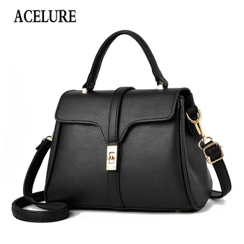 ACELURE Solid Color PU Leather Hasp Zipper Shoulder Crossbody Bags Simple Style Women Bags All-match Party Shopping Handbags
ACELURE Solid Color PU Leather Hasp Zipper Shoulder Crossbody Bags Simple Style Women Bags All-match Party Shopping Handbags