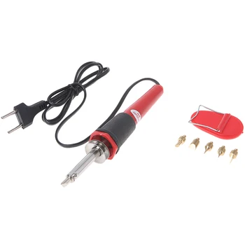 Wood Pyrography Tool Set 30W Wood Burning Pen Soldering Iron Tool Set Woodburning Solder Pen with 5 Tips
Wood Pyrography Tool Set 30W Wood Burning Pen Soldering Iron Tool Set Woodburning Solder Pen with 5 Tips