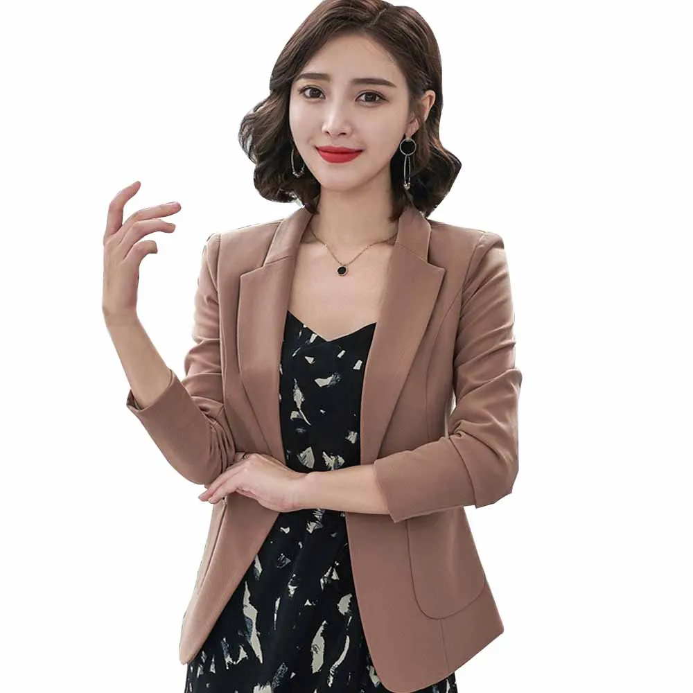2019 Autumn Fashion Women Casual Suit Coat Business Blazer Long Sleeve Jacket Outwear Slim Lady Black / White / Yellow / Khaki 
2019 Autumn Fashion Women Casual Suit Coat Business Blazer Long Sleeve Jacket Outwear Slim Lady Black / White / Yellow / Khaki