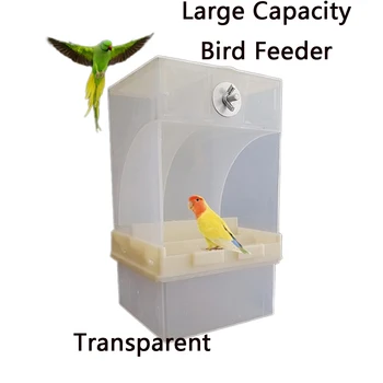 440/850ml Removable Feeder Pet Bird Container Parrot Hanging Automatic Feeder Bird Feeder Starling Tiger Skin Peony Bird Tools
440/850ml Removable Feeder Pet Bird Container Parrot Hanging Automatic Feeder Bird Feeder Starling Tiger Skin Peony Bird Tools