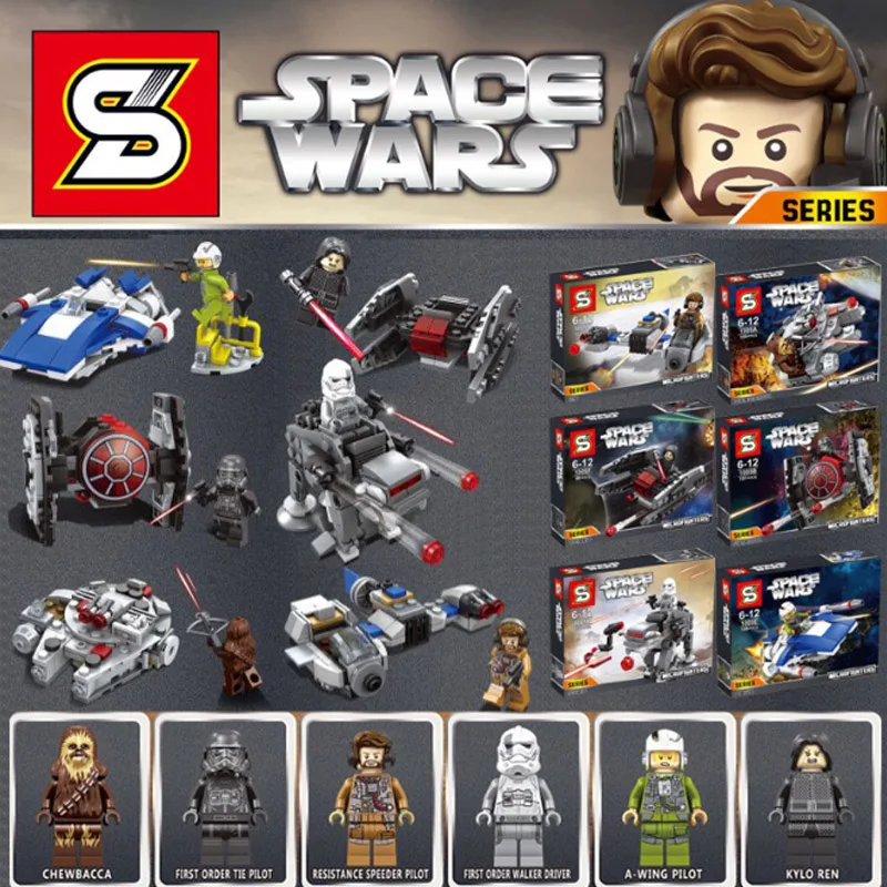 6pcs/set 1005 Legoinglys Star Series War The Republic Fighting Cruiser Set Building Blocks Brick Educational Toys For Children
6pcs/set 1005 Legoinglys Star Series War The Republic Fighting Cruiser Set Building Blocks Brick Educational Toys For Children