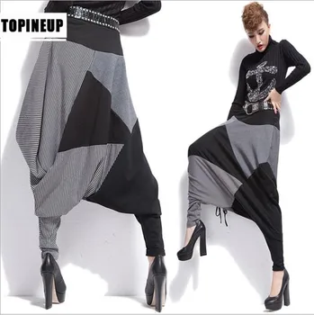 2017 spring new fashion hip hop costume mid waist wide leg loose casual capris patchwork hip hop dance sweatpants sp211
2017 spring new fashion hip hop costume mid waist wide leg loose casual capris patchwork hip hop dance sweatpants sp211