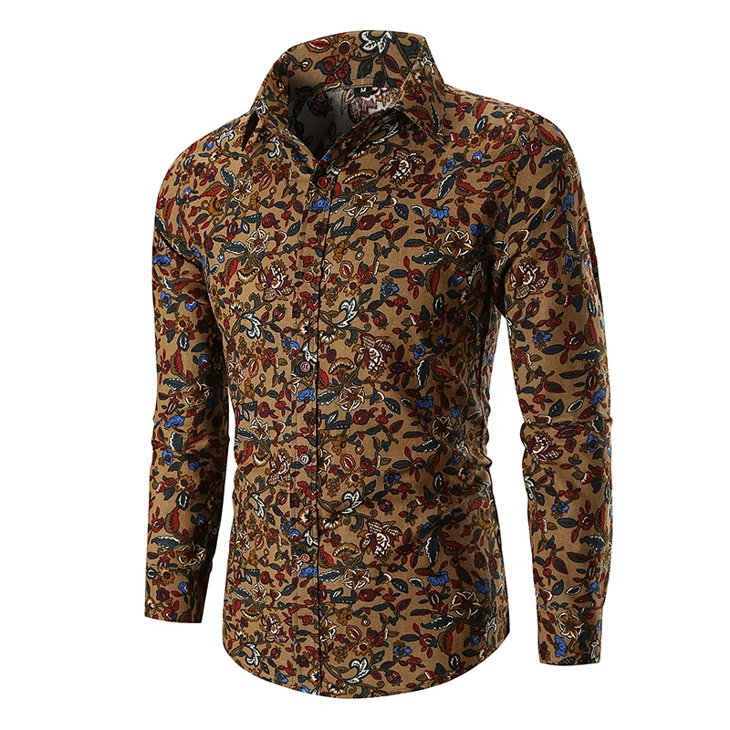 2019 autumn new mens floral print shirt long sleeve good quality floral dress shirts men slim fit
2019 autumn new mens floral print shirt long sleeve good quality floral dress shirts men slim fit