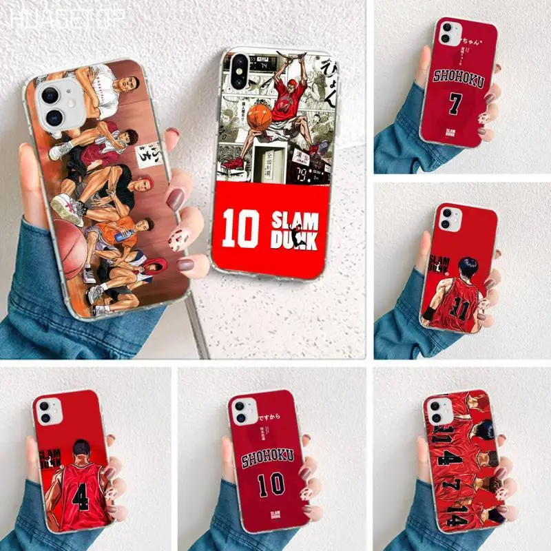 HUAGETOP Slam dunk anime manga Soft Rubber Phone Cover for iphone 12 pro max 11 pro XS MAX 8 7 6 6S Plus X 5S SE 2020 XR cover
HUAGETOP Slam dunk anime manga Soft Rubber Phone Cover for iphone 12 pro max 11 pro XS MAX 8 7 6 6S Plus X 5S SE 2020 XR cover
