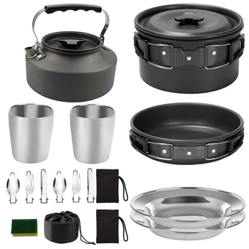 1 Set Convenient Multipurpose Simple Portable Non-stick Cookware Silverware Cooking Utensils for Barbecue Backpacking Hiking Cam
1 Set Convenient Multipurpose Simple Portable Non-stick Cookware Silverware Cooking Utensils for Barbecue Backpacking Hiking Cam