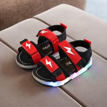 2020 New Summer Children Sandals for Boys Girls Led Lighting Shoes Fashion Bottom Non-Slip Closed Toe Fashion Wild Kid's Sandals
2020 New Summer Children Sandals for Boys Girls Led Lighting Shoes Fashion Bottom Non-Slip Closed Toe Fashion Wild Kid's Sandals