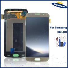 Écran tactile Lcd avec cadre, 5.1 pouces, pour SAMSUNG Galaxy S6 G920F G920A Original=