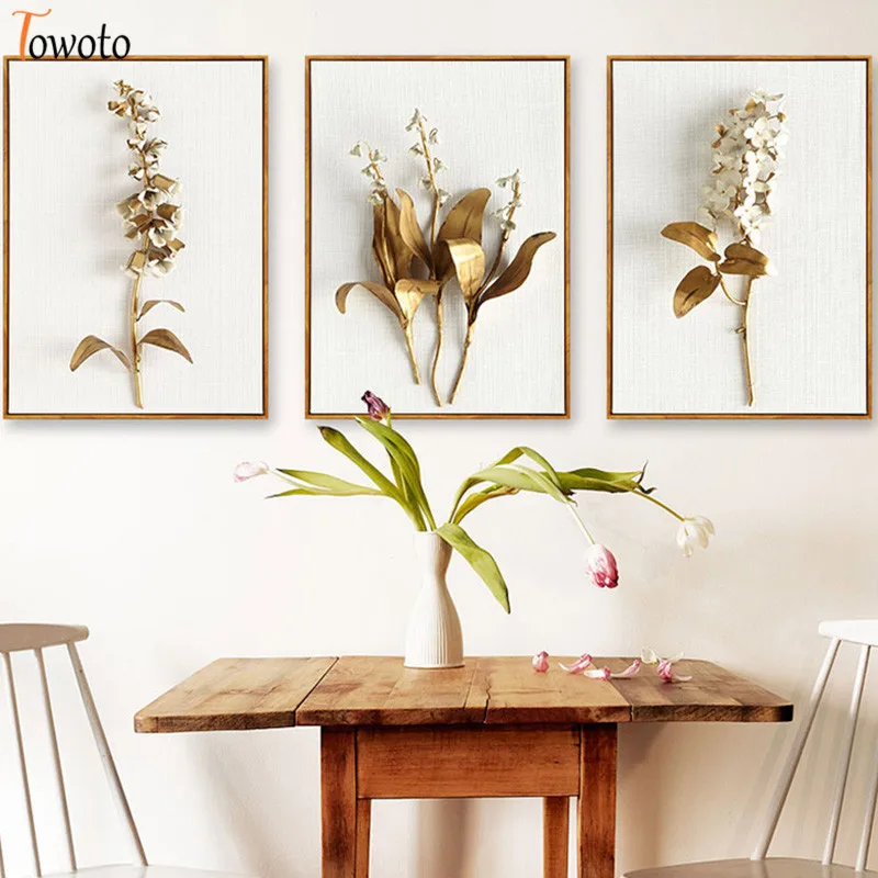 Golden Flower Canvas Painting Lilac Posters and Prints Modern Floral Wall Art Minimalism Dining Room Kitchen Decoration Pictures
Golden Flower Canvas Painting Lilac Posters and Prints Modern Floral Wall Art Minimalism Dining Room Kitchen Decoration Pictures