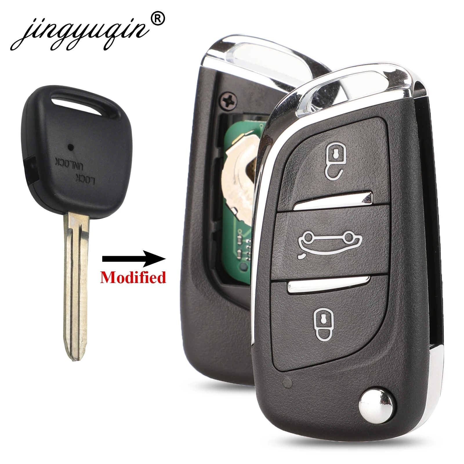jingyuqin 1 Side Button 312Mhz /314Mhz Car Remote Key For TOYOTA Carina Estima Harrier Previa Corolla Celica TOY41 TOY43 Blade
jingyuqin 1 Side Button 312Mhz /314Mhz Car Remote Key For TOYOTA Carina Estima Harrier Previa Corolla Celica TOY41 TOY43 Blade