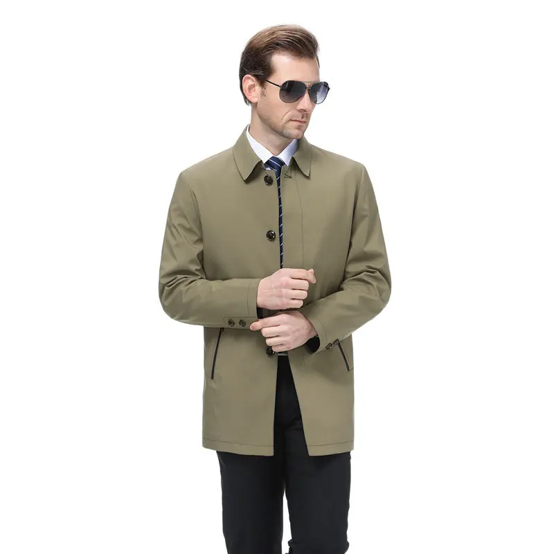 2019 Spring New Style Middle-aged Men Jacket Men's Casual Men'S Wear Business Fold-down Collar Men Thin Jacket Dad Coat
2019 Spring New Style Middle-aged Men Jacket Men's Casual Men'S Wear Business Fold-down Collar Men Thin Jacket Dad Coat