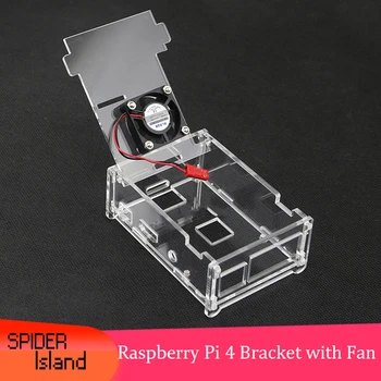 Raspberry PI 4 CASE BOX Clear Acrylic Case Enclosure Box with Cooling Fan Heat Sink for Raspberry Pi 4 Model B
Raspberry PI 4 CASE BOX Clear Acrylic Case Enclosure Box with Cooling Fan Heat Sink for Raspberry Pi 4 Model B