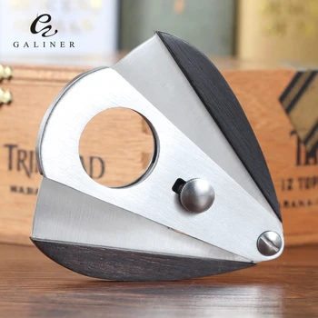 GALINER Wood Cigar Cutter Stainless Steel Cigar Guillotine Sharp Cutter Cigar Accessories With Gift Box
GALINER Wood Cigar Cutter Stainless Steel Cigar Guillotine Sharp Cutter Cigar Accessories With Gift Box