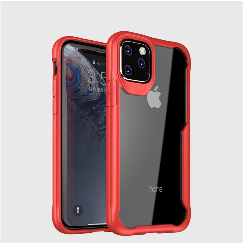 Shockproof Armor Case For iPhone 11 Pro Max Transparent Case Cover For iPhone 11 PRO MAX Luxury Silicone Cases
Shockproof Armor Case For iPhone 11 Pro Max Transparent Case Cover For iPhone 11 PRO MAX Luxury Silicone Cases