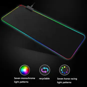 RGB Gaming Mouse Pad Large Mouse Pad Gamer Led Computer Mousepad Big Mouse Mat For keyboard Desk Mat Mause
RGB Gaming Mouse Pad Large Mouse Pad Gamer Led Computer Mousepad Big Mouse Mat For keyboard Desk Mat Mause