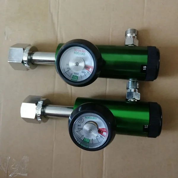Click-style CGA540 oxygen regulator with 3000psi max input pressure for medical oxygen cylinder
Click-style CGA540 oxygen regulator with 3000psi max input pressure for medical oxygen cylinder