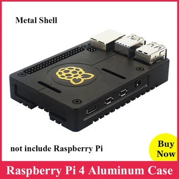 Raspberry Pi 4 Aluminum Case Black Metal Box Shell Enclosure for Raspberry Pi 4 Model B Pi 4B 2GB 4GB 8GB
Raspberry Pi 4 Aluminum Case Black Metal Box Shell Enclosure for Raspberry Pi 4 Model B Pi 4B 2GB 4GB 8GB