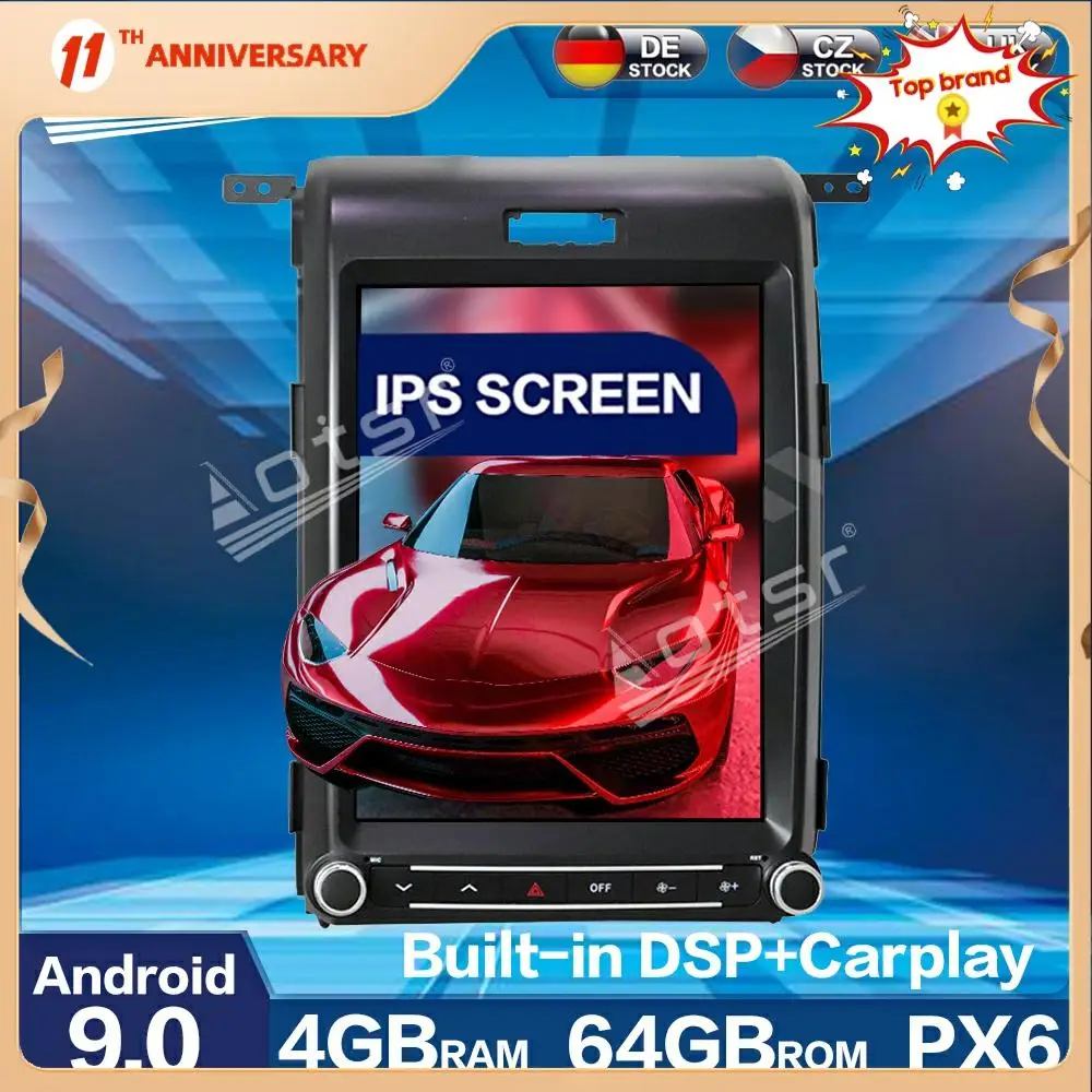For Ford Raptor F150 2009 -2014 Android 9 Multimedia Tesla Vertical Screen 64GB Car Radio Player Auto GPS Navigation DSP carplay
For Ford Raptor F150 2009 -2014 Android 9 Multimedia Tesla Vertical Screen 64GB Car Radio Player Auto GPS Navigation DSP carplay